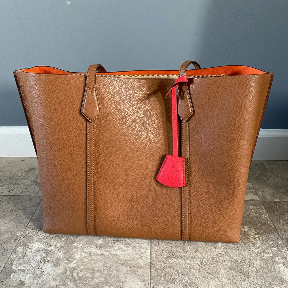 Tory Burch Small Perry Triple-Compartment Tote Bag
